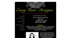 Desktop Screenshot of envyhairdesigns.com